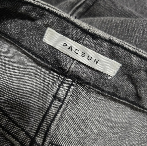 PacSun Ripped Mom Jeans in Faded Black, Tapered Leg, Ankle Length, Sz 27, EUC! - Picture 12 of 13